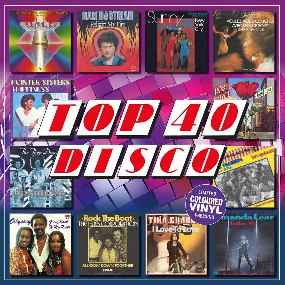 Top 40 Disco / Various [Colored Vinyl] (Ofgv) (Spla) (Hol)