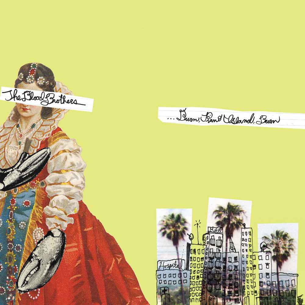 Burn, Piano Island, Burn: Collectors Edition [Limited Edition Yellow w/Pink and Black Splatter LP+7in]