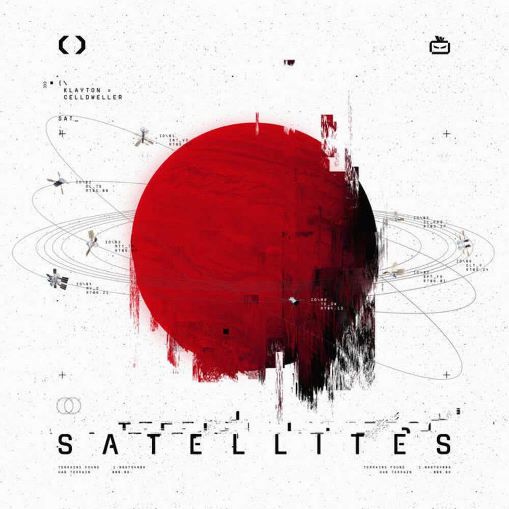 Celldweller - Satellites [Clear Vinyl] [Limited Edition] (Red) Vinyl Record
