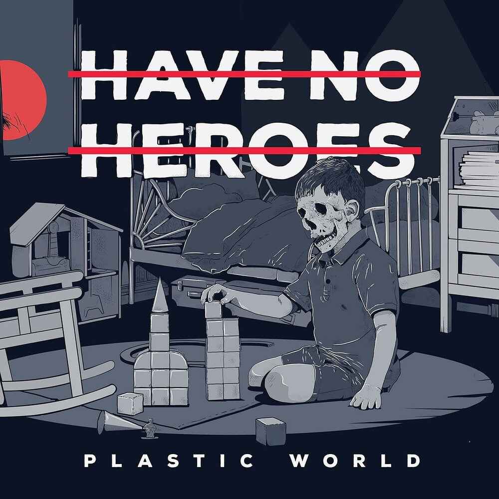 Plastic World - Red W/Black Splatter (Blk) [Colored Vinyl]