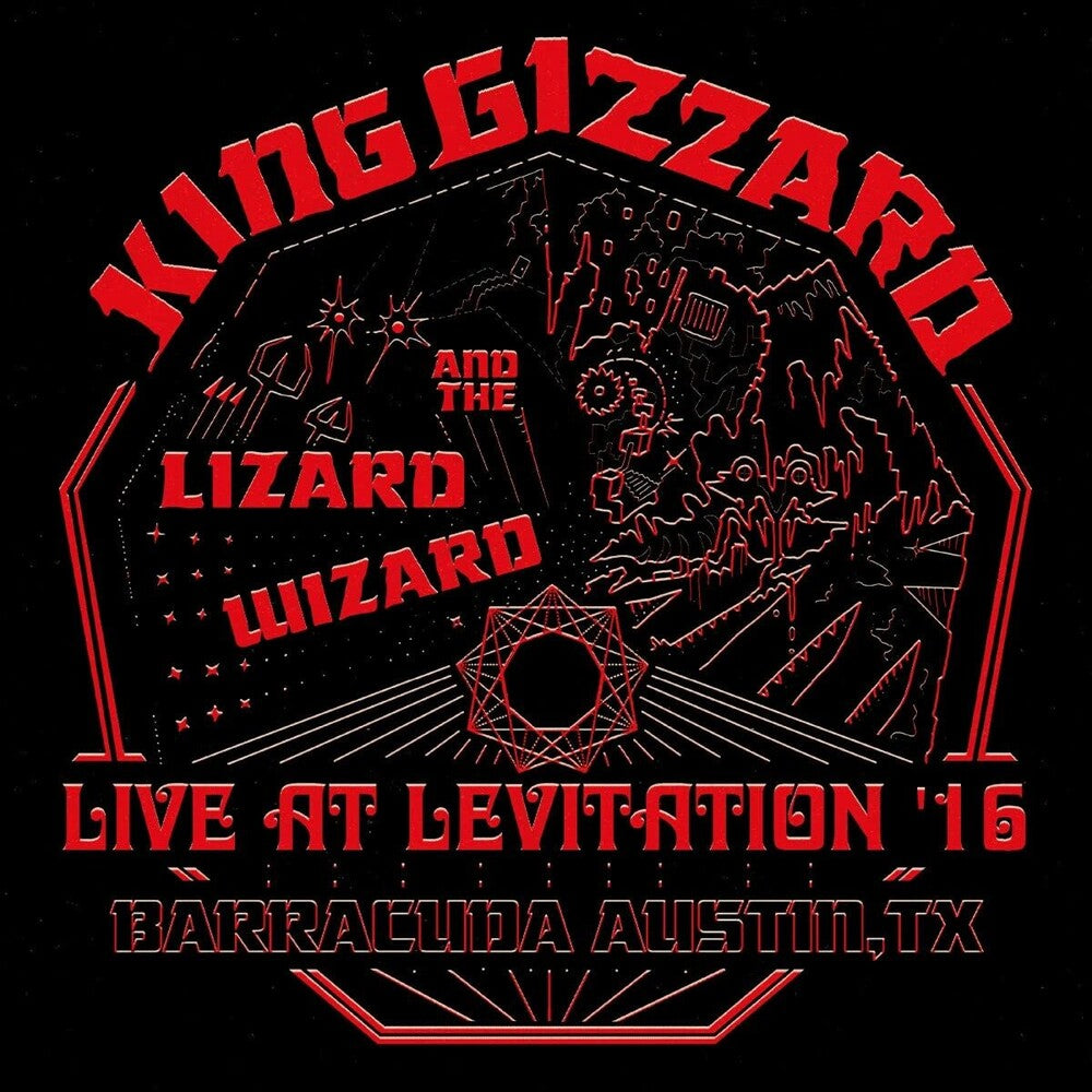 King Gizzard & The Lizard Wizard - Live At Levitation '16 [Red 2LP] Vinyl Record