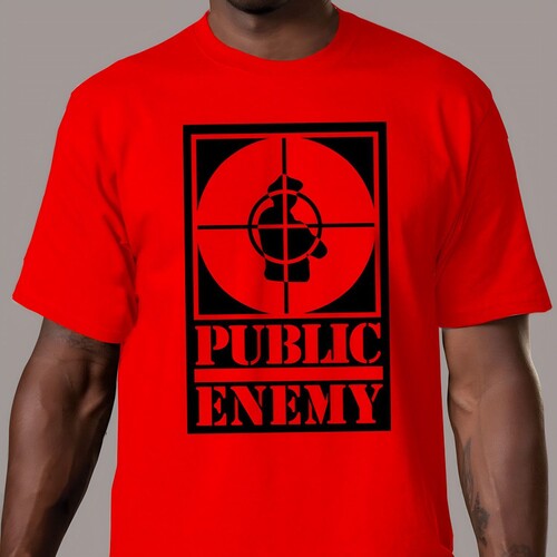 Public Enemy - Rebirth Of A Nation Big Logo (t-shirt Xl) - Apparel