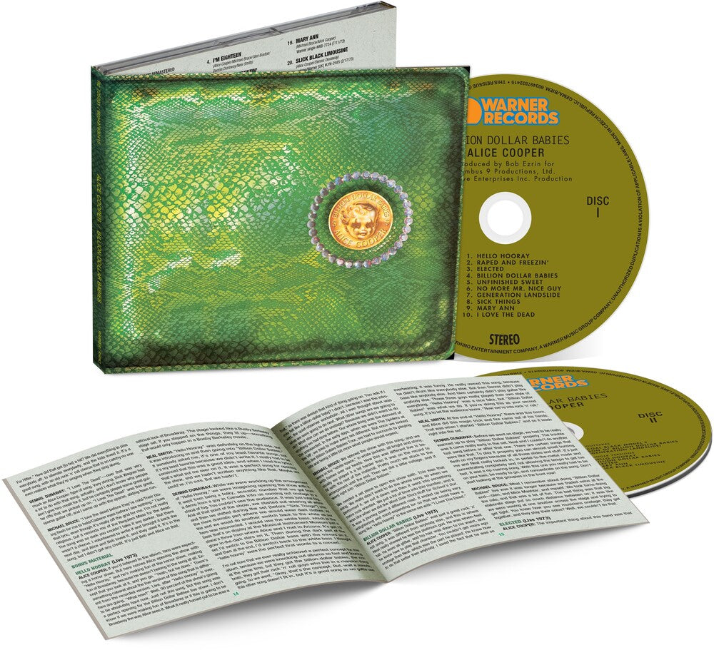 Alice Cooper - Billion Dollar Babies (50th Anniversary Edition) [CD]