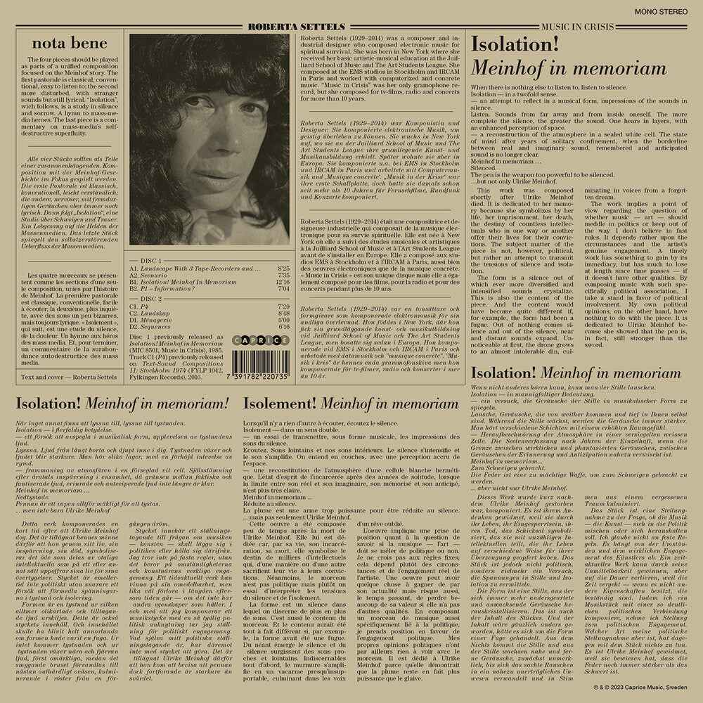 Music In Crisis [LP]