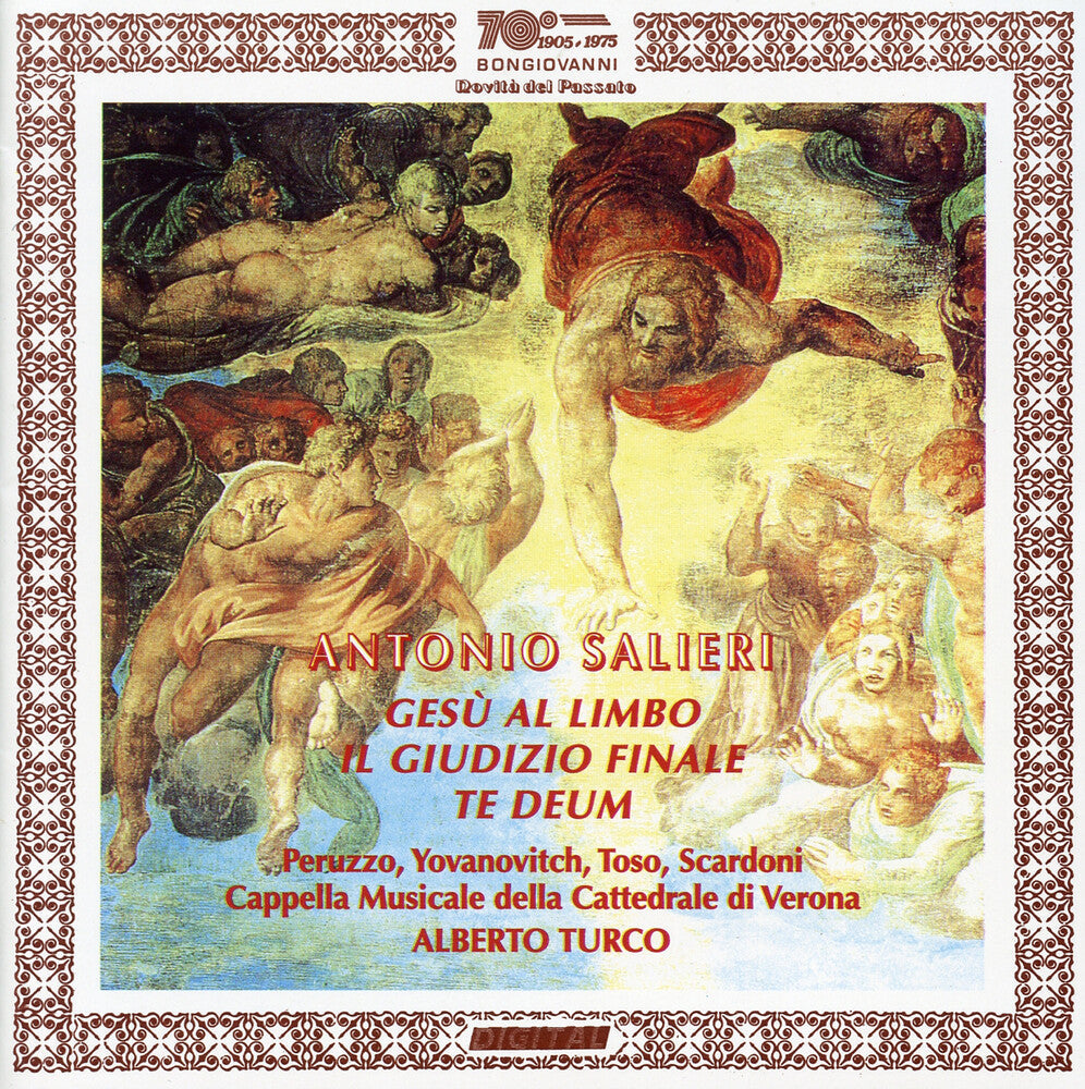 Alberto Turco - Salieri: Gesù Al Limbo, Il Giudizio Finale & Te Deum [CD]