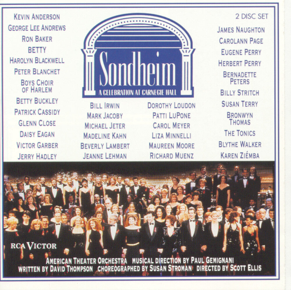 Concert Cast of Sondheim: A Celebration at Carnegie Hall - Celebration At Carnegie Hall-C [2 CD]