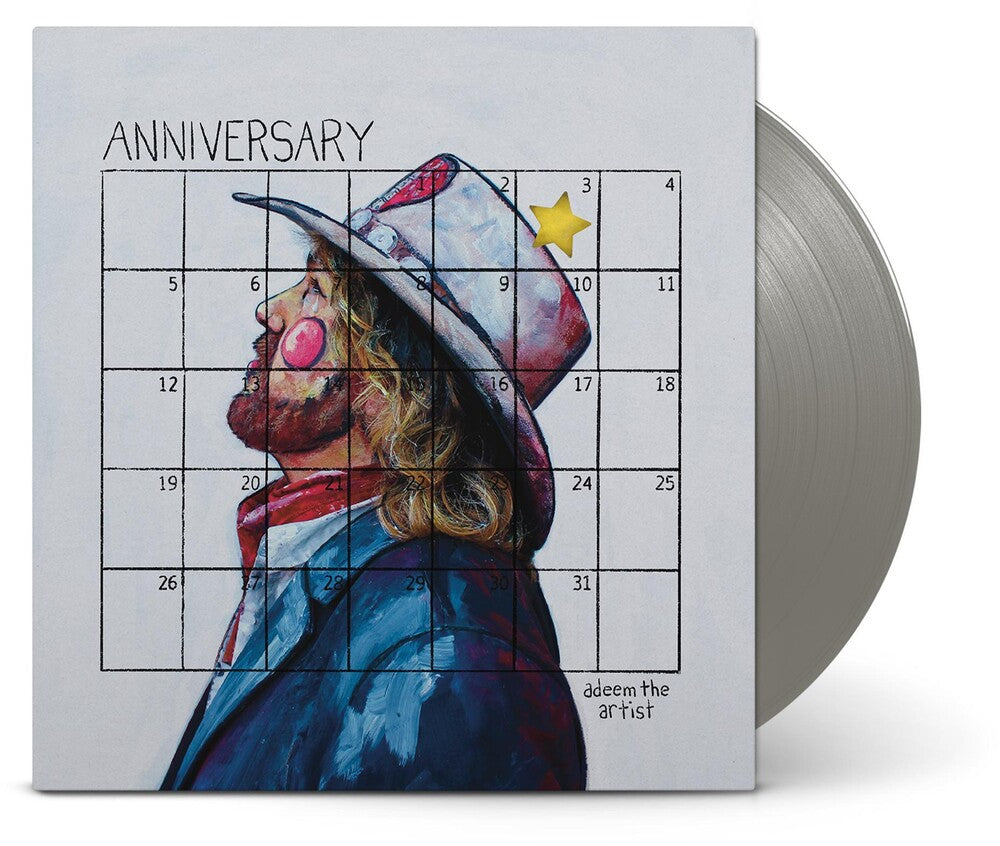 Adeem The Artist - Anniversary [Metallic Silver LP] Vinyl Record