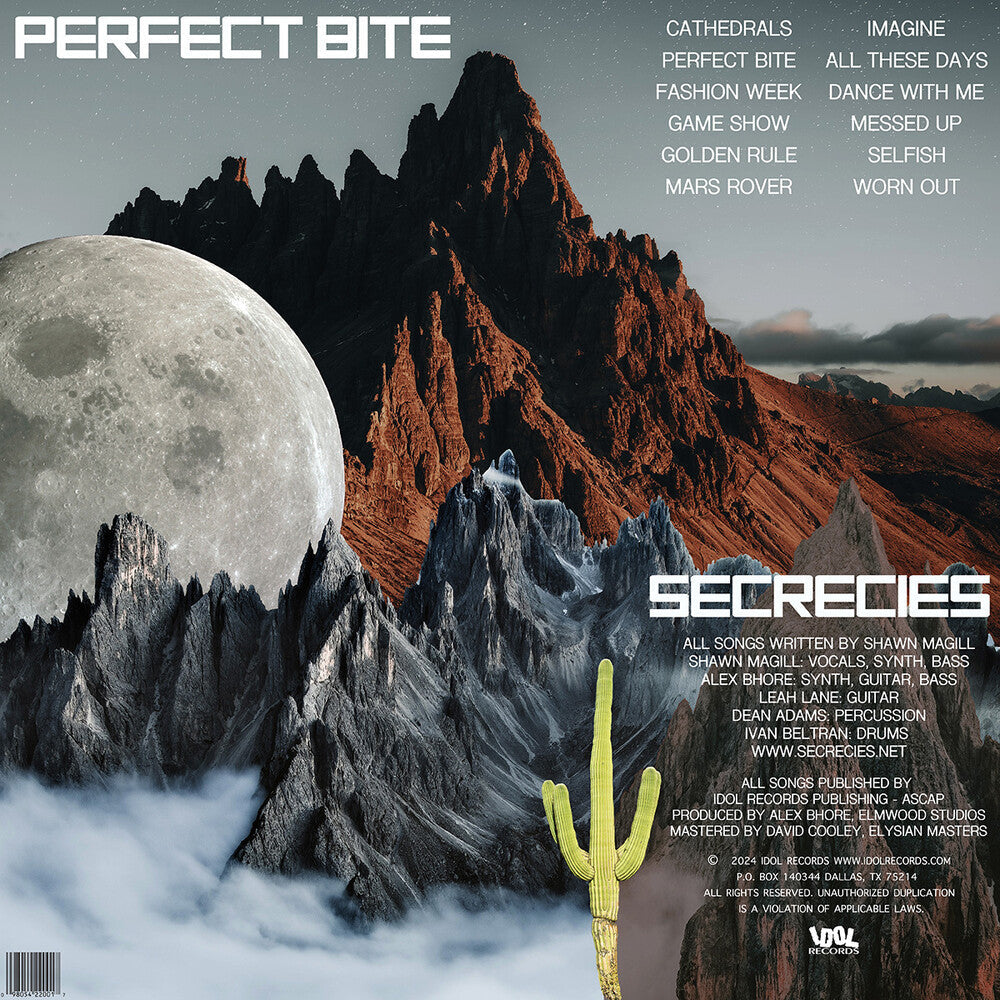 Secrecies - Perfect Bite [Clear Vinyl] [Limited Edition] (Red) Vinyl Record