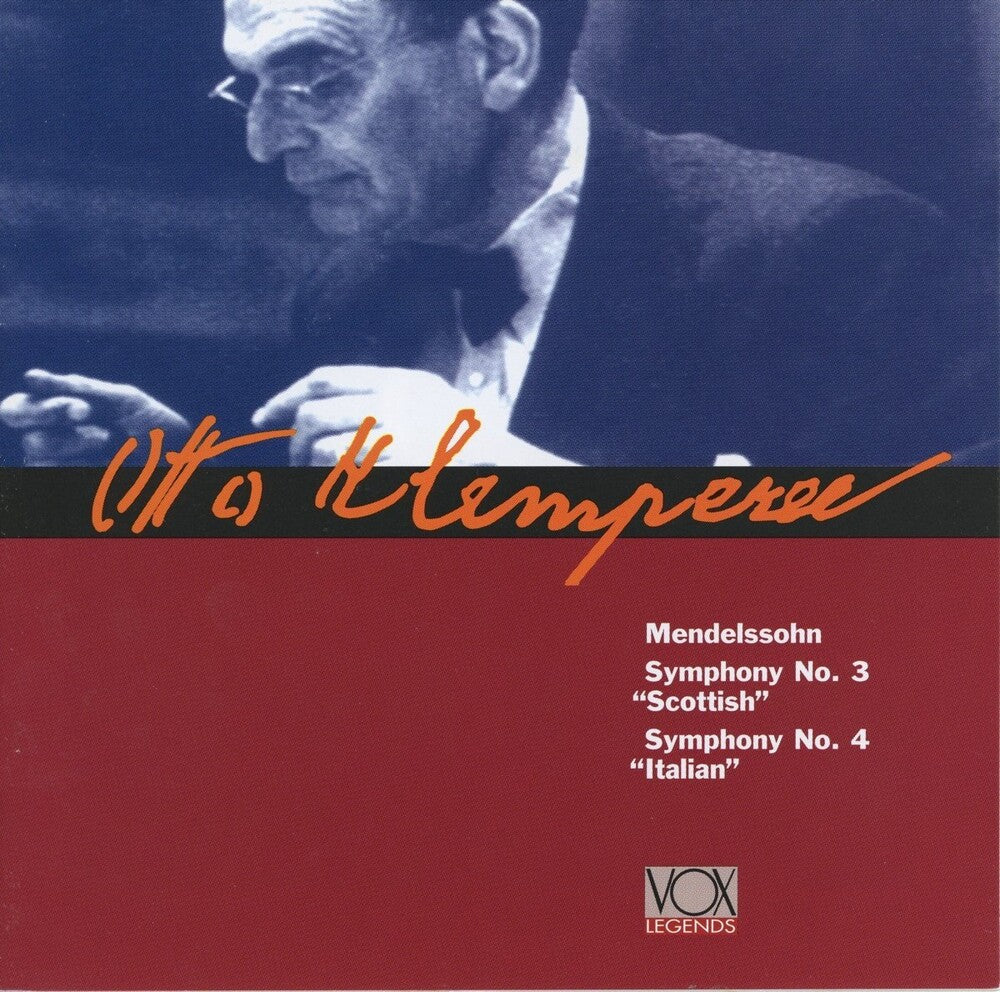 Otto Klemperer - Mendelssohn Symphonies 3 & 4 [CD]