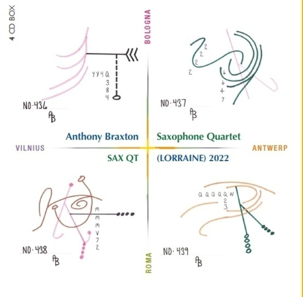 Anthony Braxton  Saxophone Quartet - Sax Qt (Lorraine) (Can) [CD]