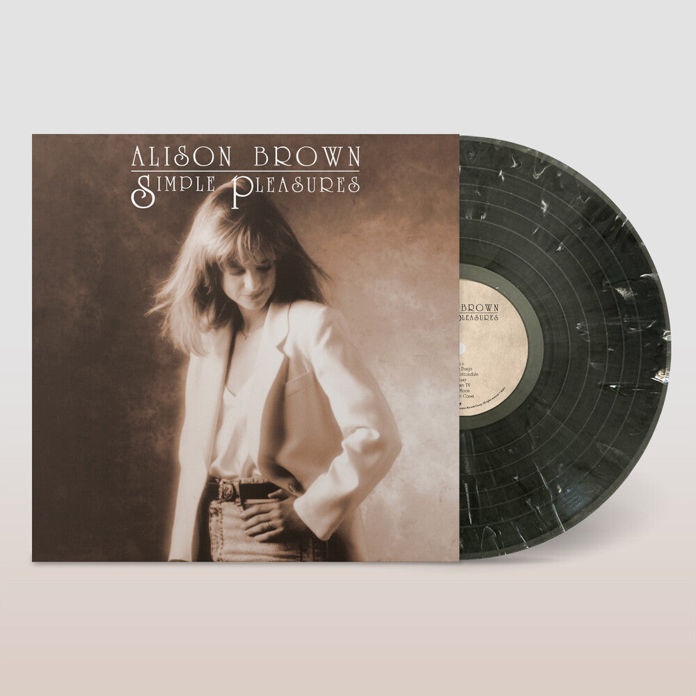 Alison Brown - Simple Pleasures (Remixed And Remastered) [Black & White Swirl] Vinyl Record