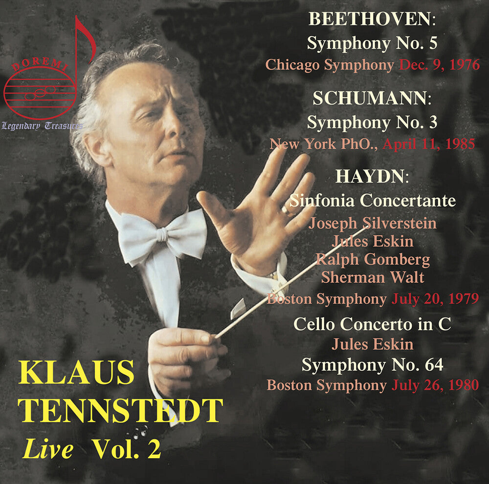 L Beethoven .V. / Silverstein / Boston Symphony - Klaus Tennstedt Live, Vol. 2 [CD]