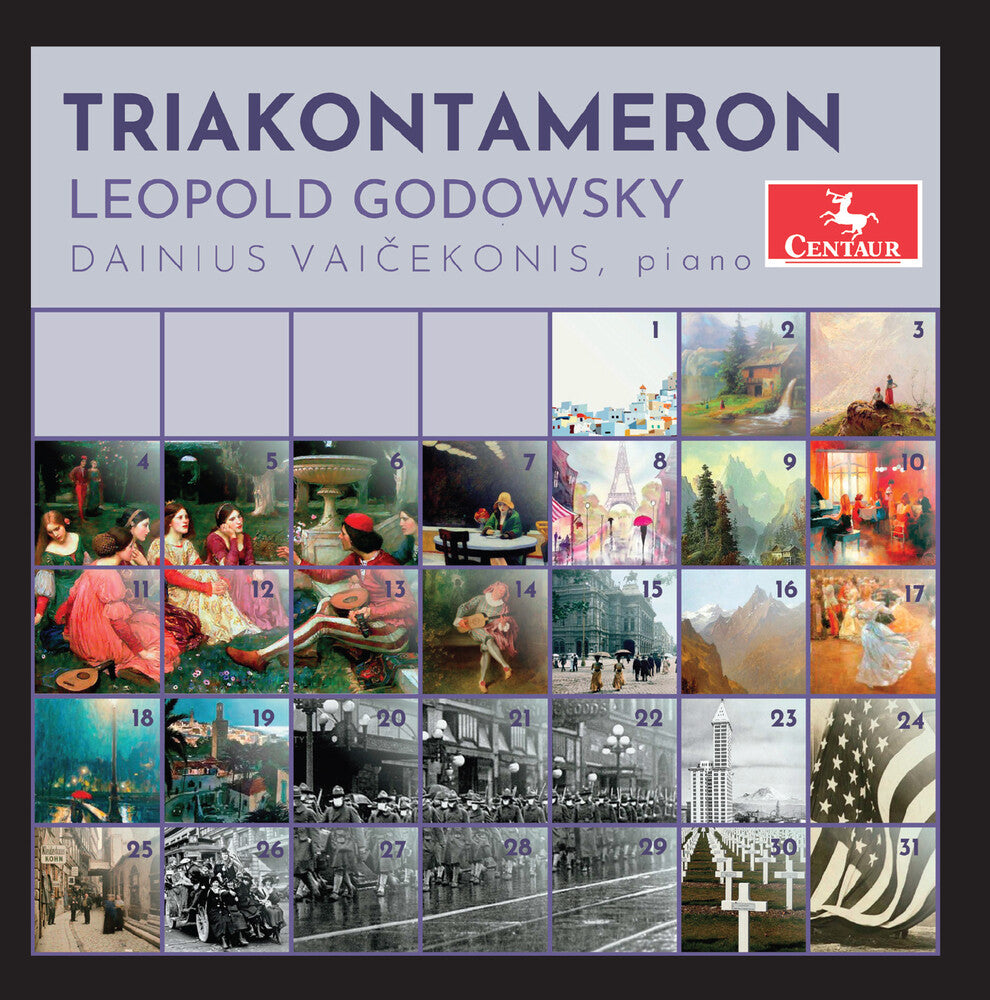 Godowsky / Vaicekonis - Triakontameron Suite Music CD