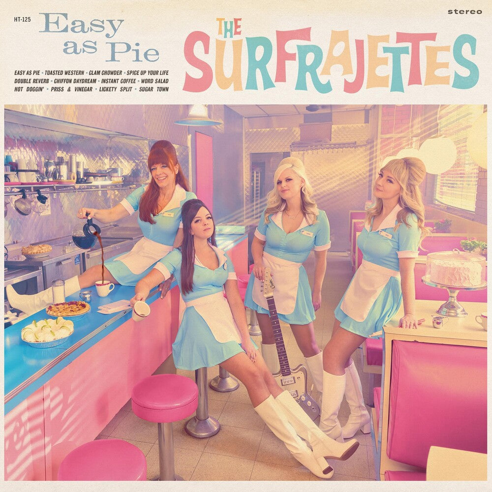 The Surfrajettes - Easy as Pie [LP Key lime] Vinyl Record