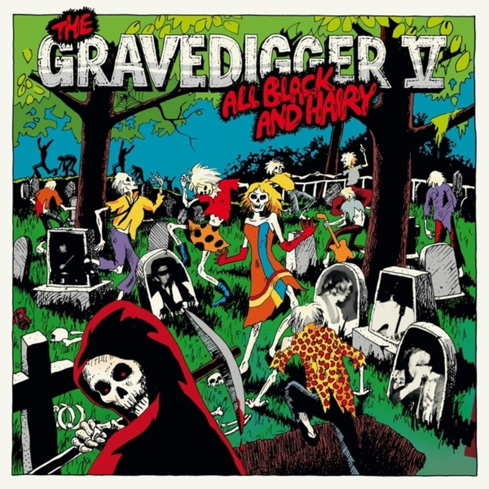 Gravedigger V - All Black & Hairy [LP] Vinyl Record