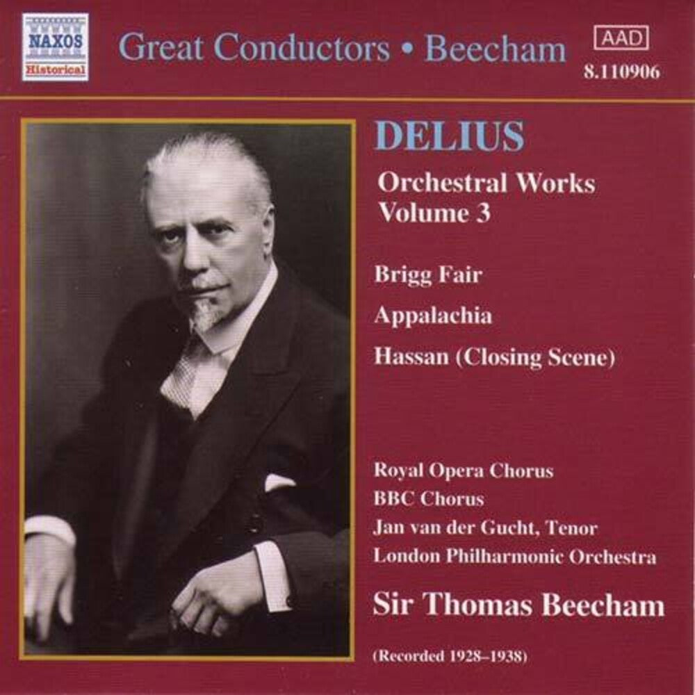SIR THOMAS BEECHAM - Orchestral Works, Vol.3 Music CD