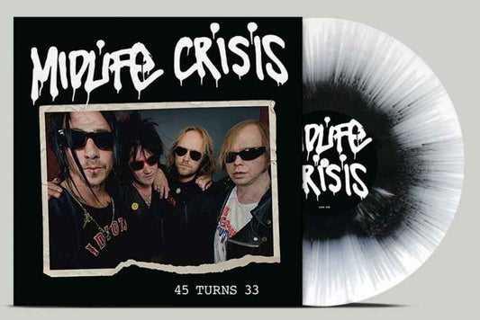 45 Turns 33 - Black/White Splatter (Blk) [Colored Vinyl]