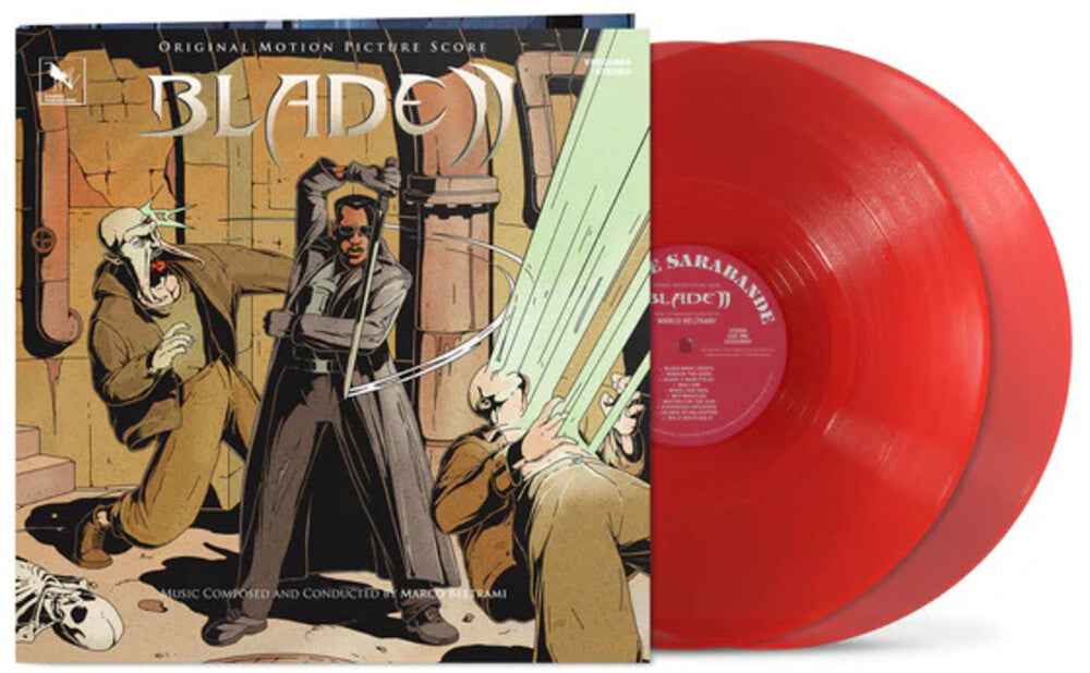 Blade II (Original Soundtrack) - Deluxe Translucent Ruby Colored Vinyl [LP]