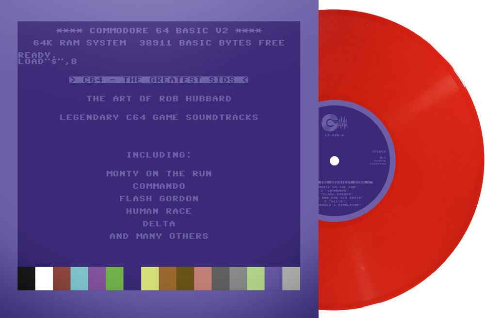 C64 Greatest Sids: The Art Of Rob Hubbard - Limited To 100 Handnumbered Edition (Red Vinyl) [LP]