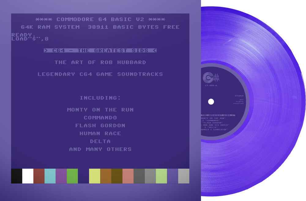 C64 Greatest Sids: The Art Of Rob Hubbard - Limited To 100 Handnumbered Edition (Purple Vinyl) [LP]