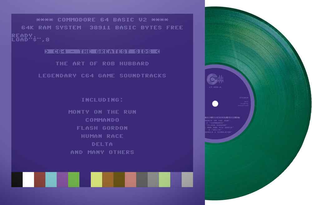 C64 Greatest Sids: Art Of Rob Hubbard - Green [LP]