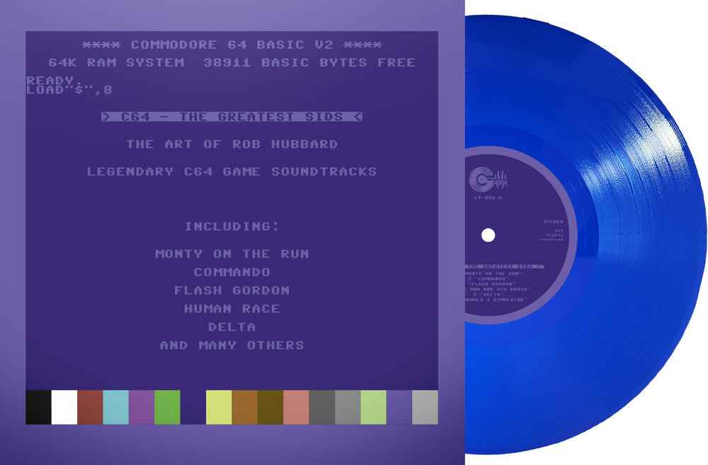 C64 Greatest Sids: Art Of Rob Hubbard - Blue Vinyl [LP]