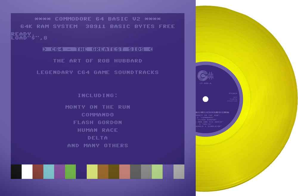 C64 Greatest Sids: Art Of Rob Hubbard - Yellow [LP]