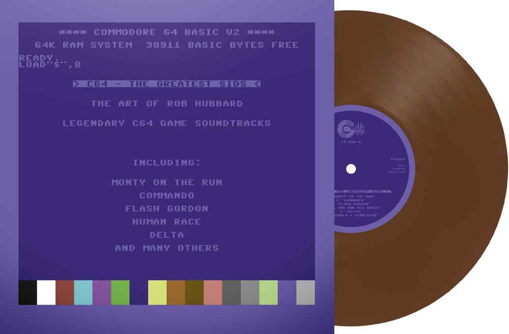 C64 Greatest Sids: Art Of Rob Hubbard - Brown [LP]