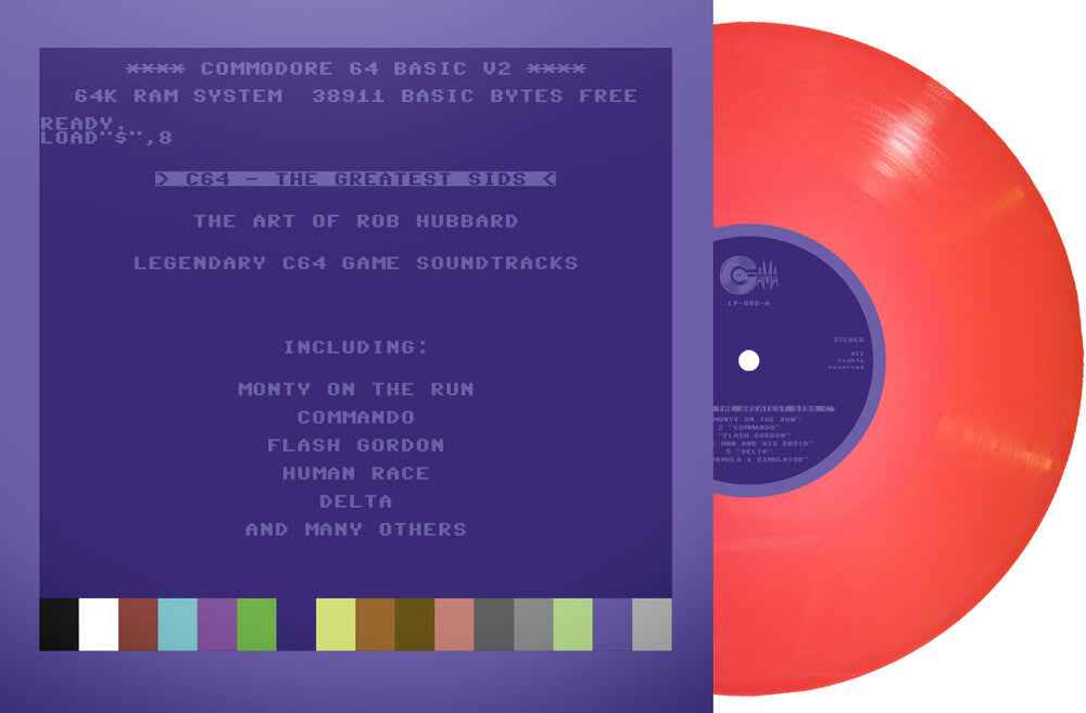 C64 Greatest Sids: Art Of Rob Hubbard - Light Red [LP]
