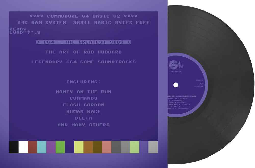 C64 Greatest Sids: Art Of Rob Hubbard - Dark Grey [LP]
