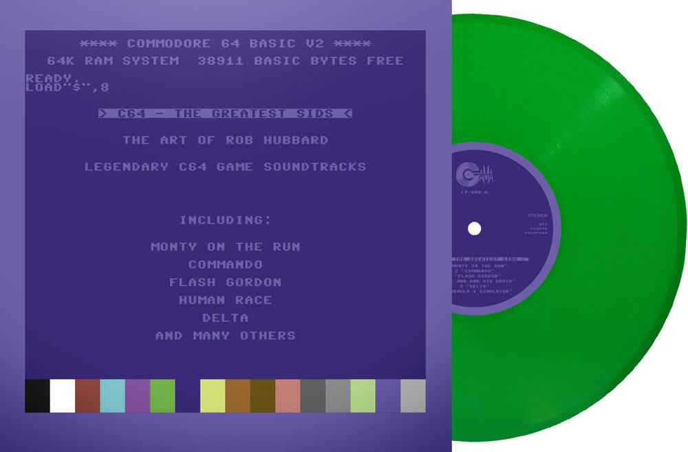 C64 Greatest Sids: The Art Of Rob Hubbard - Limited To 100 Handnumbered Edition (Light Green Vinyl) [LP]