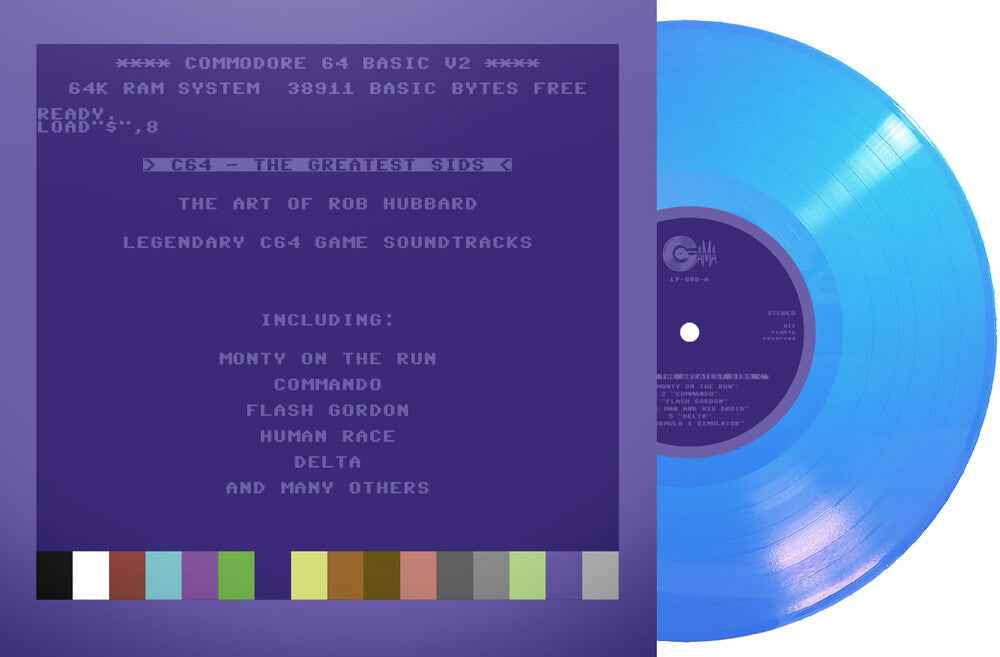 C64 Greatest Sids: Art Of Rob Hubbard - Light Blue [LP]