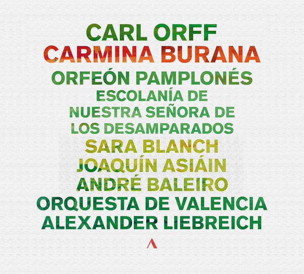 Carl Orff: Carmina Burana [CD]