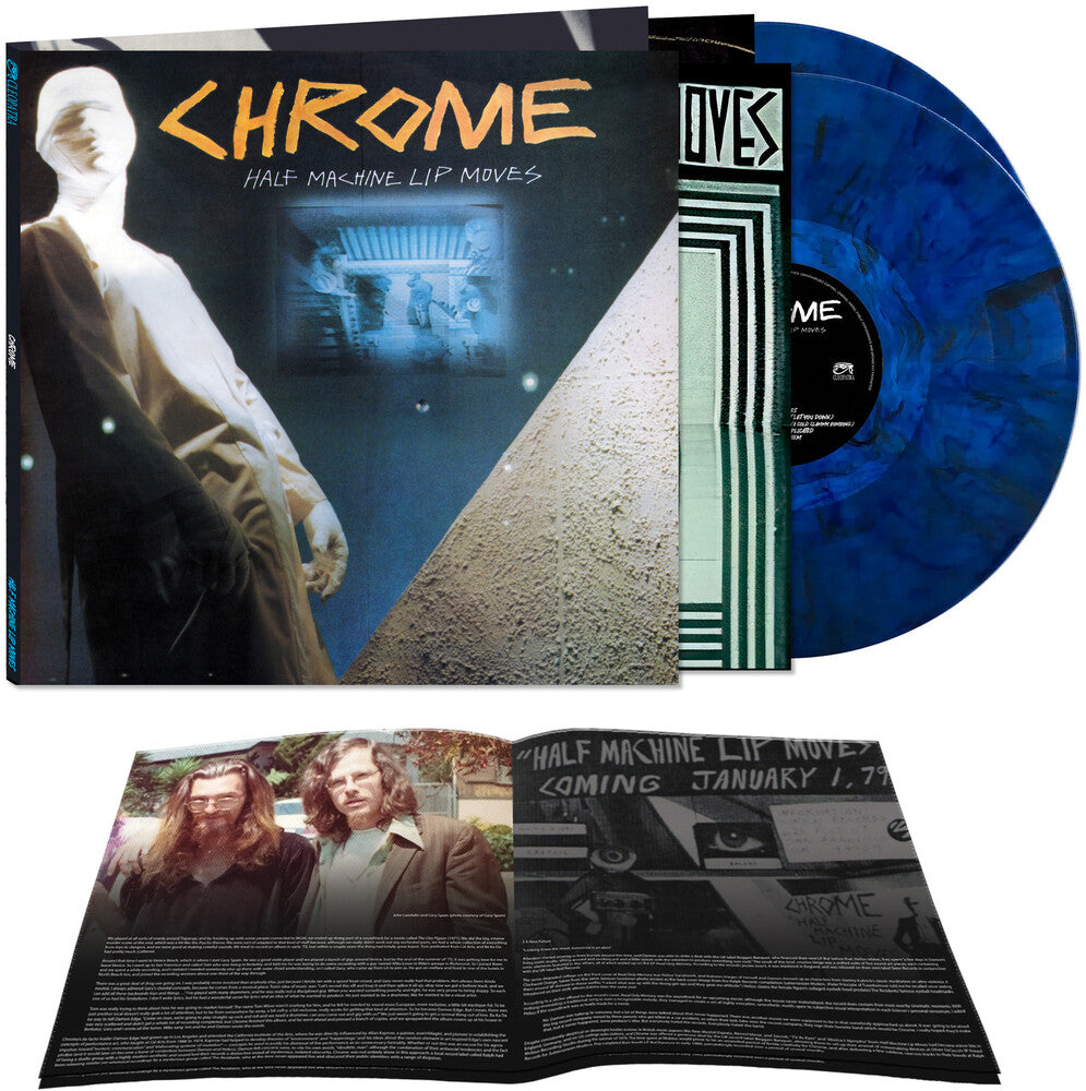 Chrome - Half Machine Lip Moves - Deluxe Edition [Blue Marble 2 LP] Vinyl Record