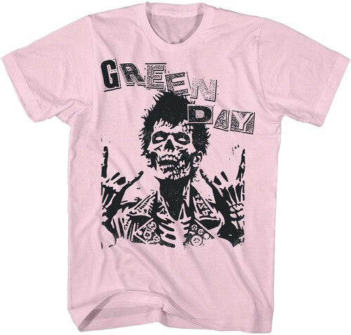 Green Day Billie Joe Zombie Tshirt Sm 23gd342aa1 - Green Day Billie Joe Zombie Tshirt Sm 23gd342aa1 - Apparel