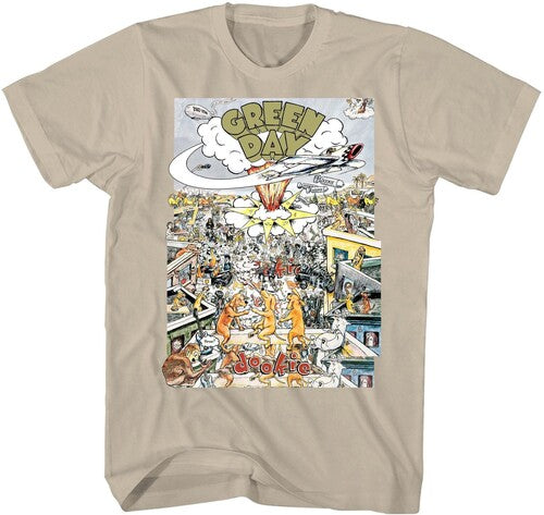 Green Day Dookie Scene Tan Tshirt 2xl 20gd055aa5 - Green Day Dookie Scene Tan Tshirt 2xl 20gd055aa5 - Apparel