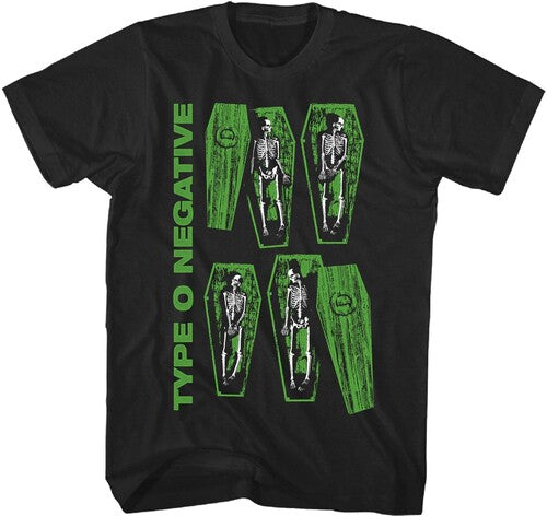 Type O Negative Coffin Tshirt Large Blk 23ton034a3 - Type O Negative Coffin Tshirt Large Blk 23ton034a3 - Apparel