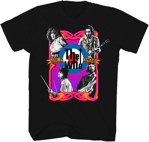 Who Live In Concert Tshirt Large Blk 15841155a3 - Who Live In Concert Tshirt Large Blk 15841155a3 - Apparel