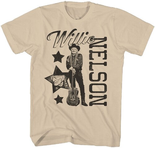 Willie Nelson Star Collage Tshirt Lg Zrwn1178a3 - Willie Nelson Star Collage Tshirt Lg Zrwn1178a3 - Apparel