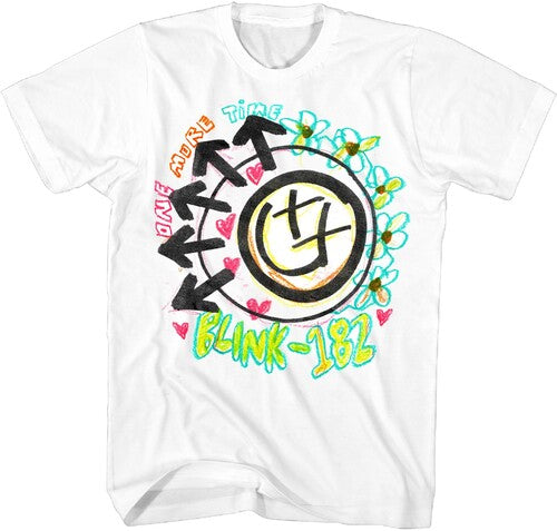 Blink 182 One More Time Tshirt Med Wht 10581012a2 - Blink 182 One More Time Tshirt Med Wht 10581012a2 - Apparel