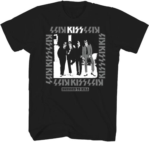 Kiss Dressed To Kill Photo Tshirt Xl Blk 3810119a4 - Kiss Dressed To Kill Photo Tshirt Xl Blk 3810119a4 - Apparel