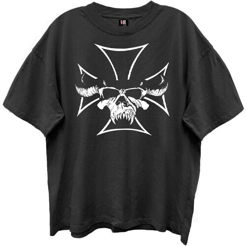 Danzig Iron Cross Tshirt Large Blk Tsgv100daza3 - Danzig Iron Cross Tshirt Large Blk Tsgv100daza3 - Apparel