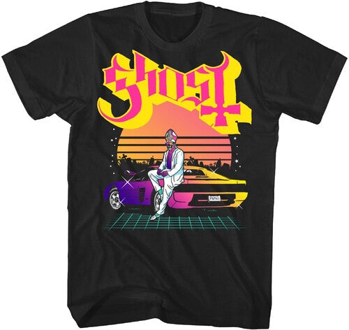 Ghost Papa Lambo Synthwave Tshirt 3xl Ts4405gosa6 - Ghost Papa Lambo Synthwave Tshirt 3xl Ts4405gosa6 - Apparel