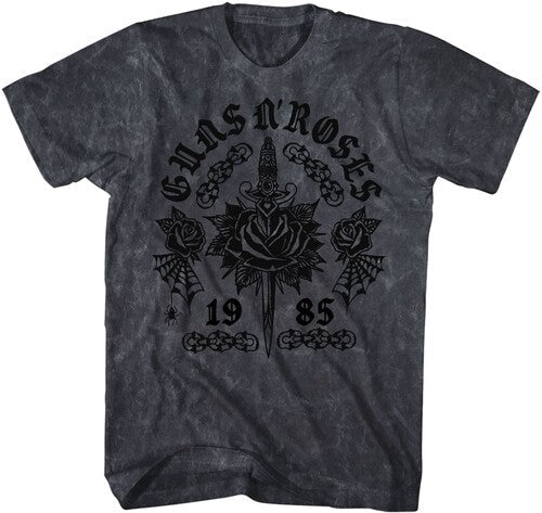 Guns N Roses 1985 Tattoo Tshirt Xl Blk 12160726a4 - Guns N Roses 1985 Tattoo Tshirt Xl Blk 12160726a4 - Apparel
