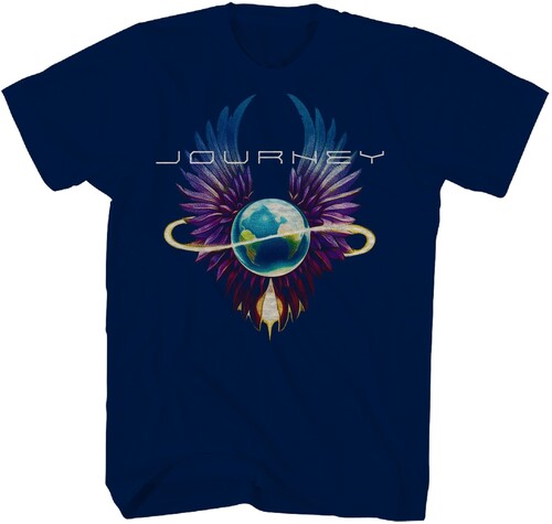 Journey Infinity Wings Tshirt 2xl Blue Ts0003jora5 - Journey Infinity Wings Tshirt 2xl Blue Ts0003jora5 - Apparel