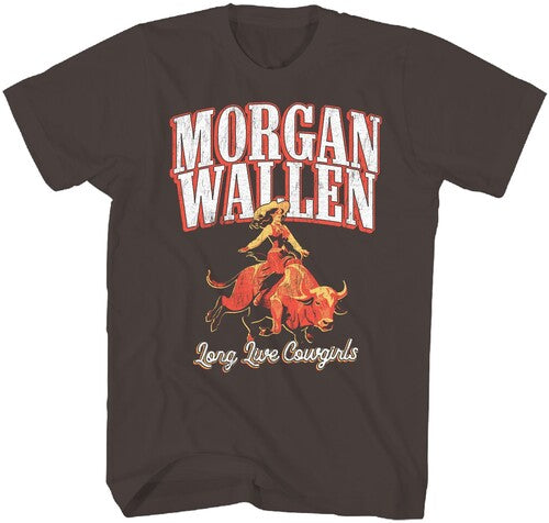 Morgan Wallen Cowgirls Tshirt Sm Brown 39541048a1 - Morgan Wallen Cowgirls Tshirt Sm Brown 39541048a1 - Apparel