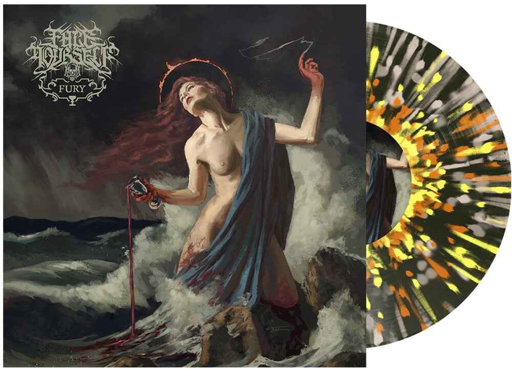 Fury [Black Ice w/ Orange + Yellow + Bone Splatter Colored Vinyl]