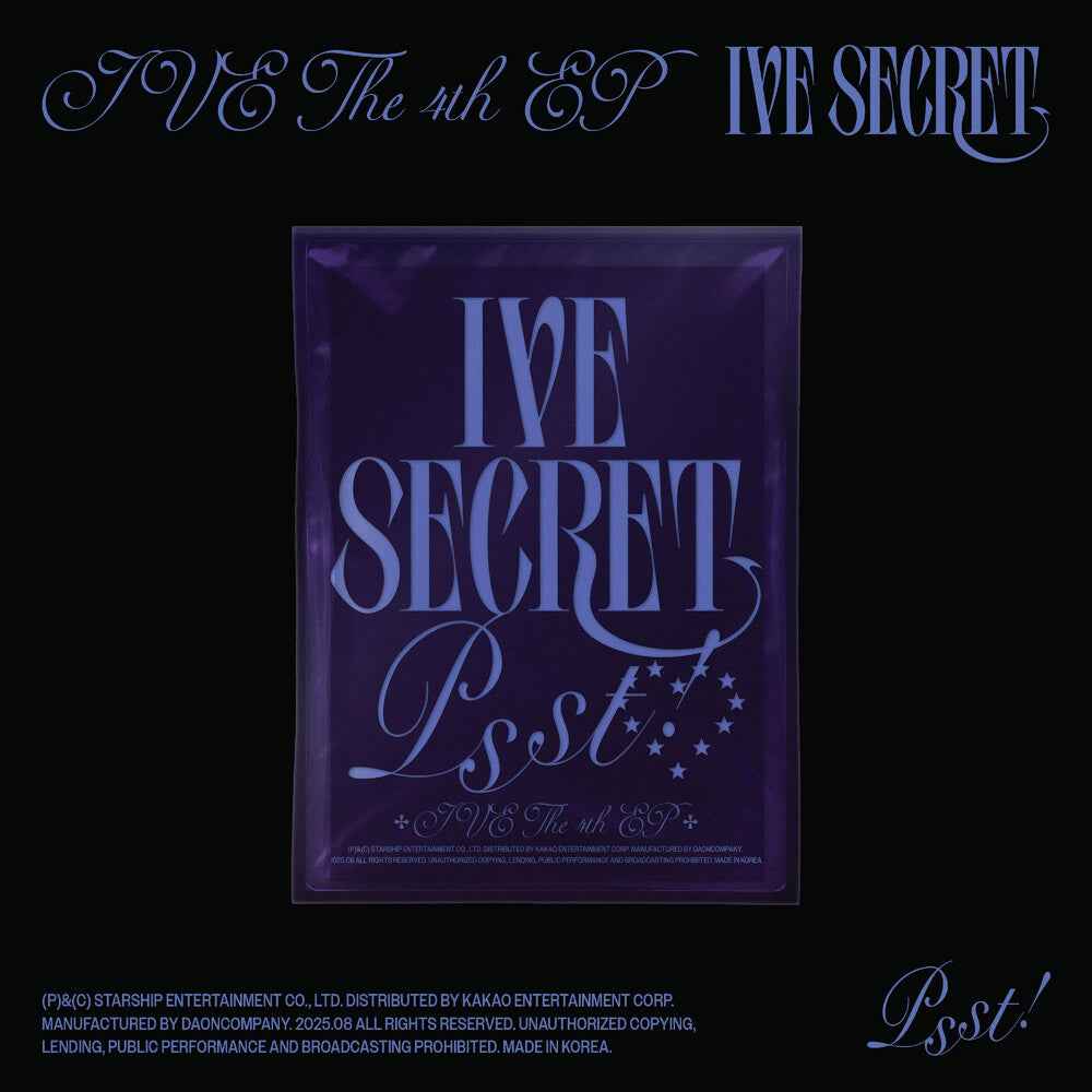 IVE THE 4TH EP IVE SECRET [Psst! ver.]