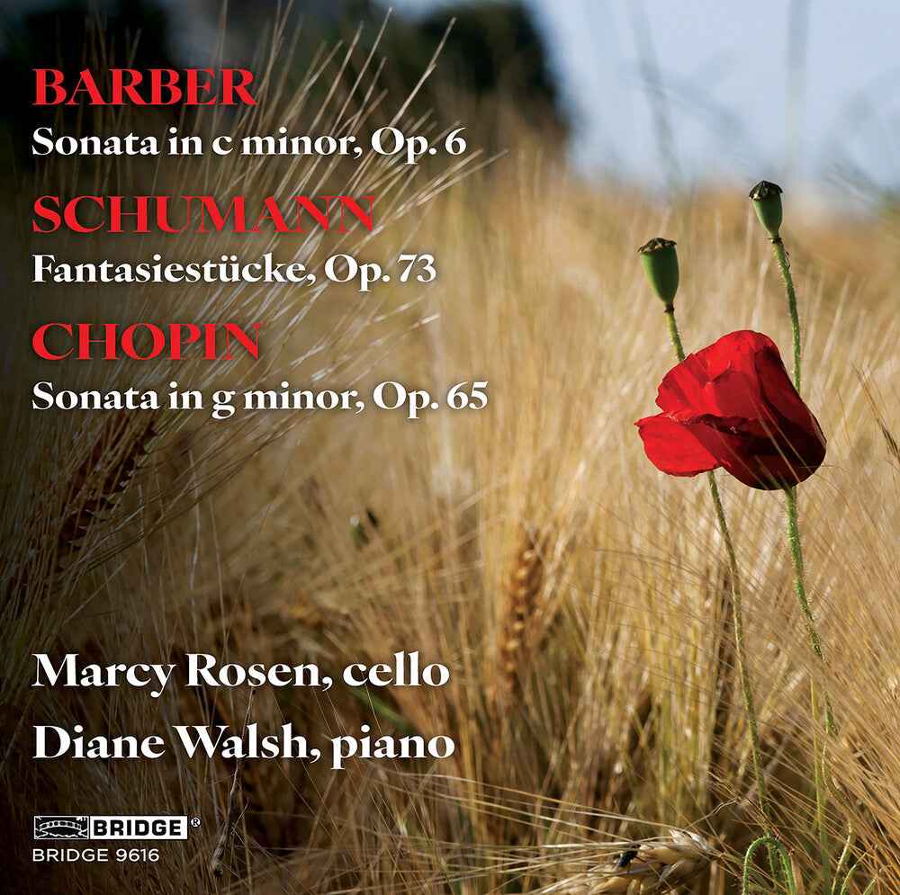 Barber Schumann & Chopin: Music For Vc & Piano [CD]