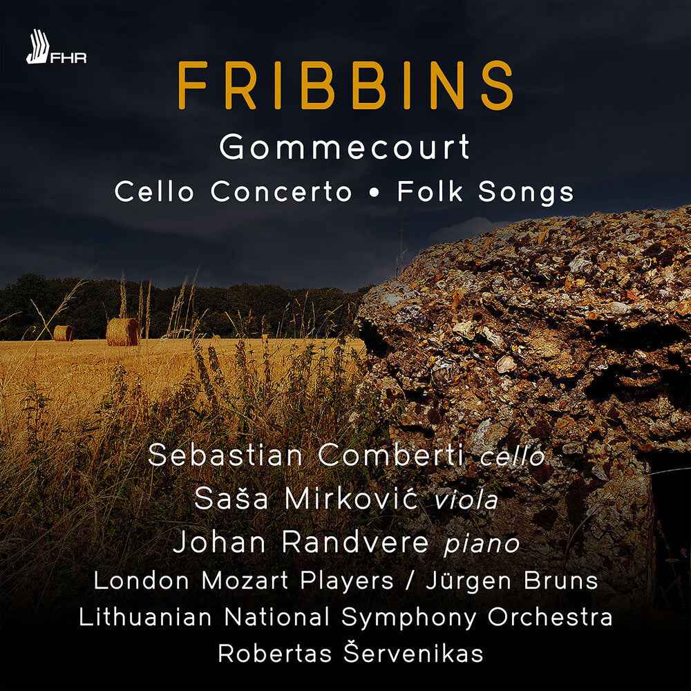 Fribbins: Vc Con: Gommecourt: Folk Songs [CD]